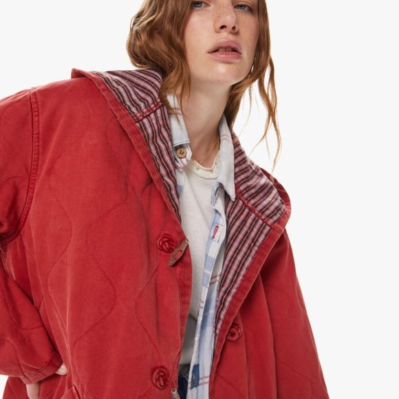 Dr. Collectors Windbreaker Jacket in Red - Picture 4 of 6